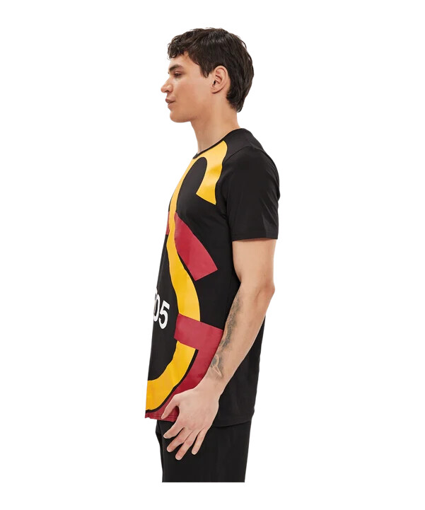 galatasaray istanbul big logo t-shirt schwarz