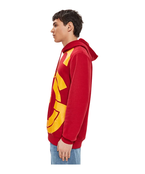 galatasaray istanbul big logo sweatshirt rot