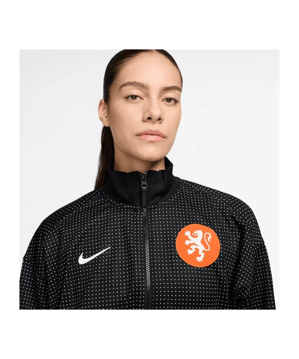 nike niederlande anthem jacke damen schwarz f010