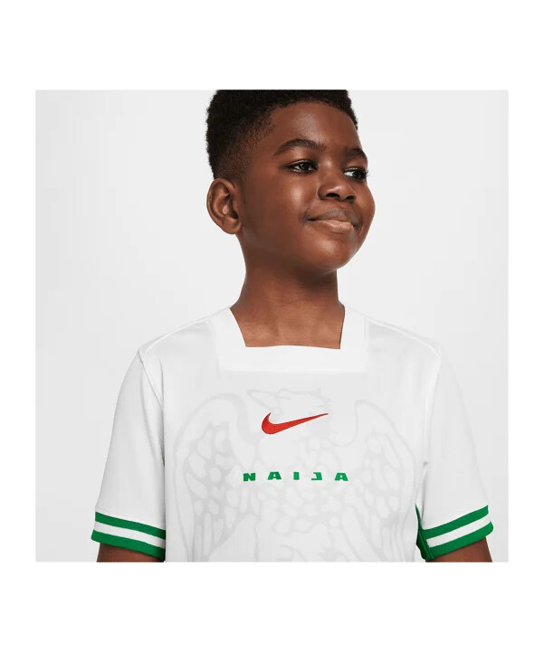 nike nigeria trikot home 2024 kids weiss f100