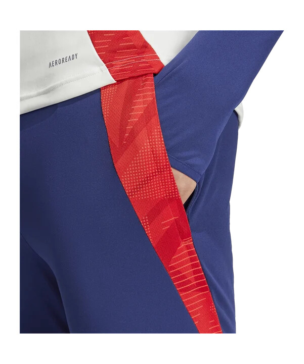 adidas olympique lyon trainingshose blau