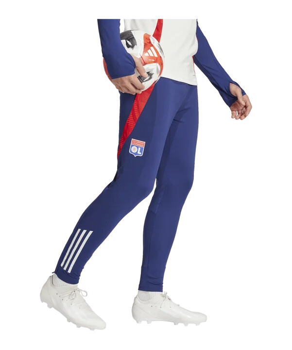 adidas olympique lyon trainingshose blau