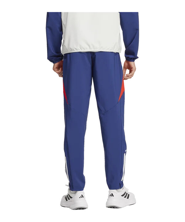adidas olympique lyon prematch hose 20242025 blau