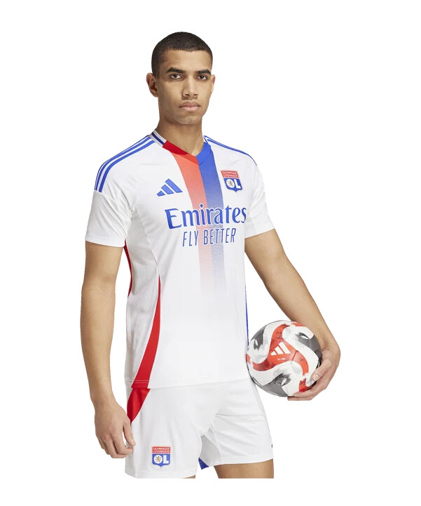 adidas olympique lyon trikot home 20242025 weiss