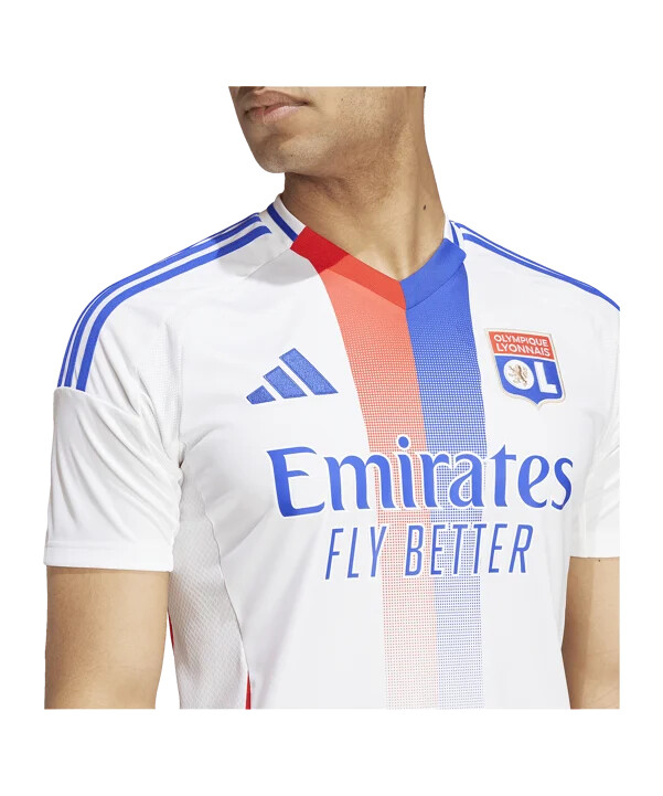 adidas olympique lyon trikot home 20242025 weiss