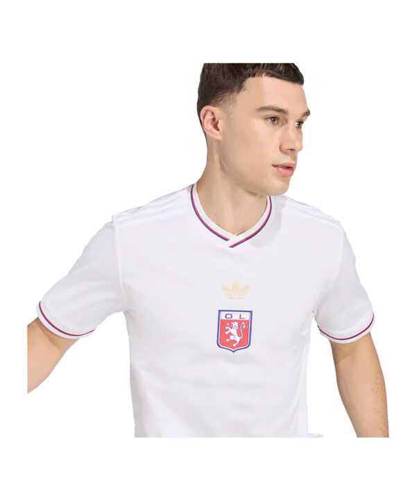 adidas olympique lyon 75 trikot weiß