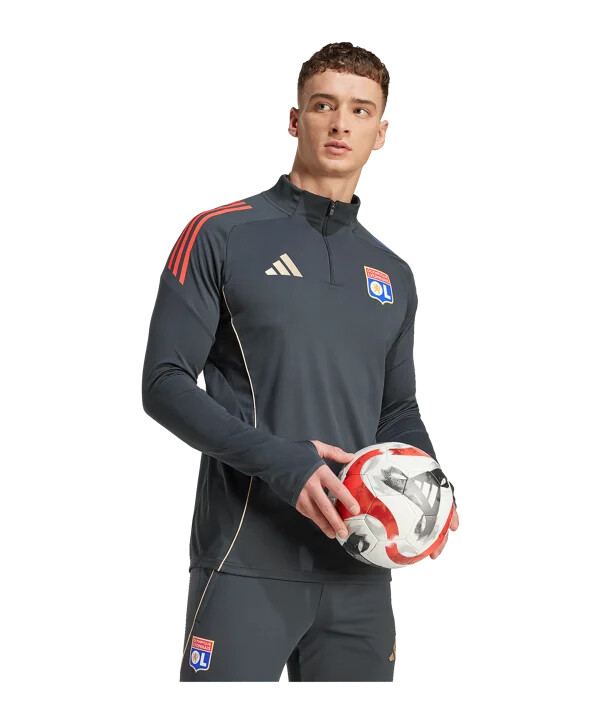 adidas olympique lyon competition sweatshirt grau