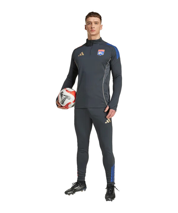 adidas olympique lyon competition sweatshirt grau