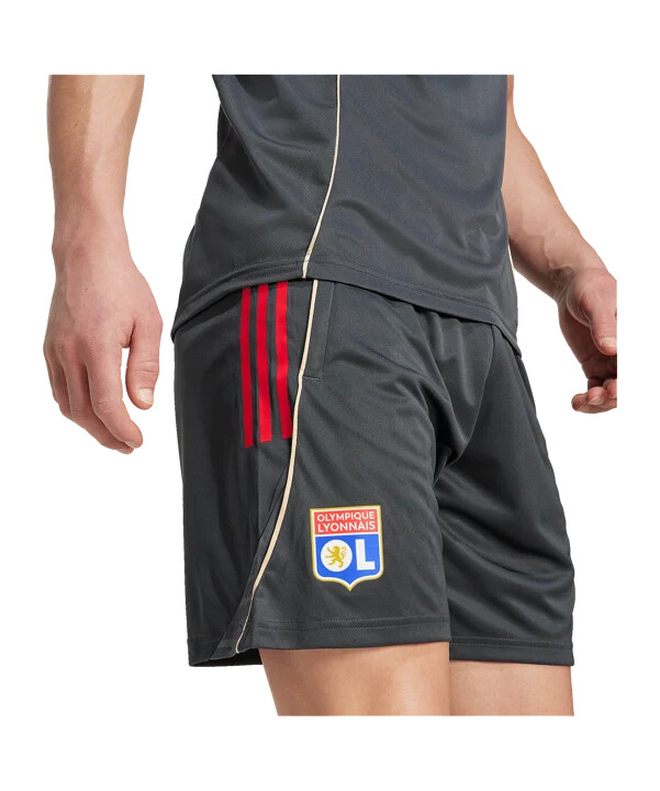 adidas olympique lyon training short grau