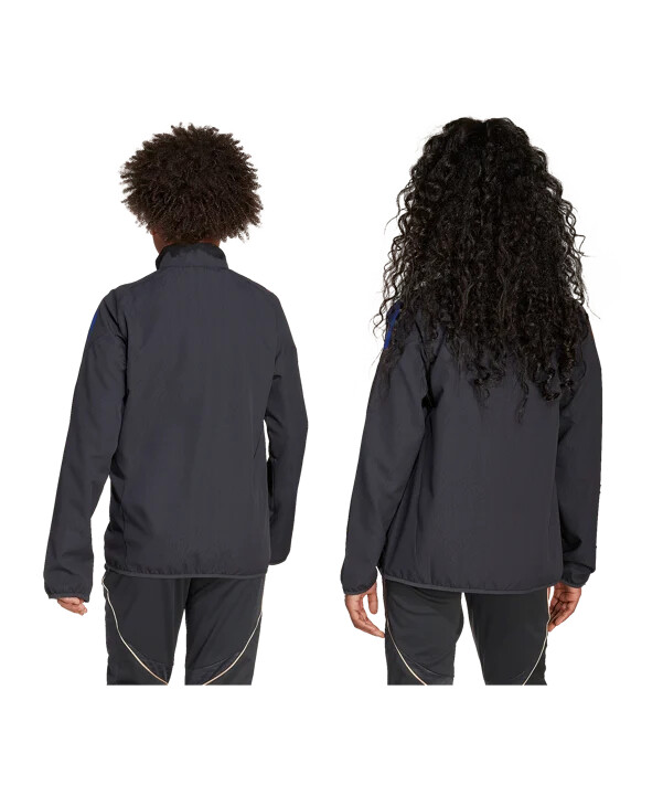 adidas olympique lyon präsentationsjacke kids grau