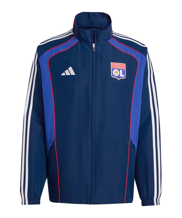 adidas olympique lyon ubp track sweatshirt blau