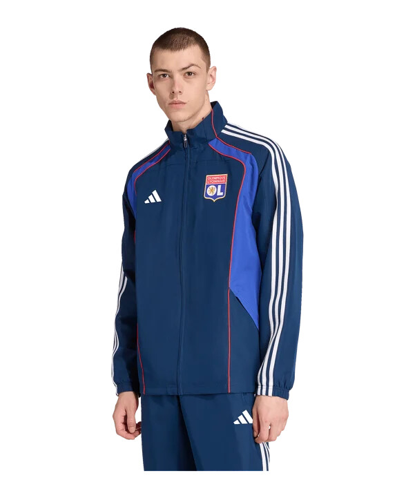 adidas olympique lyon ubp track sweatshirt blau