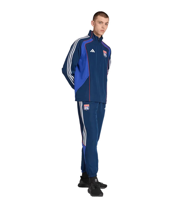 adidas olympique lyon ubp track sweatshirt blau