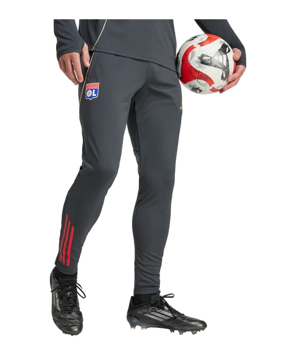 adidas olympique lyon trainingshose grau