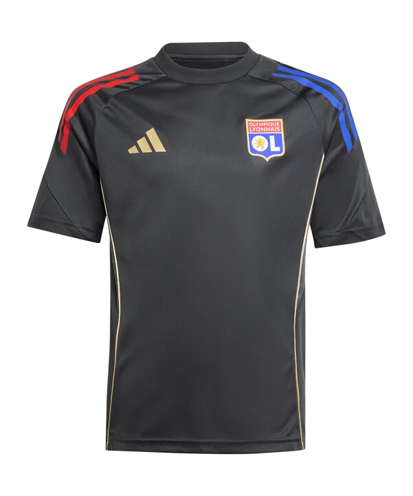 adidas olympique lyon trainingsshirt kids grau