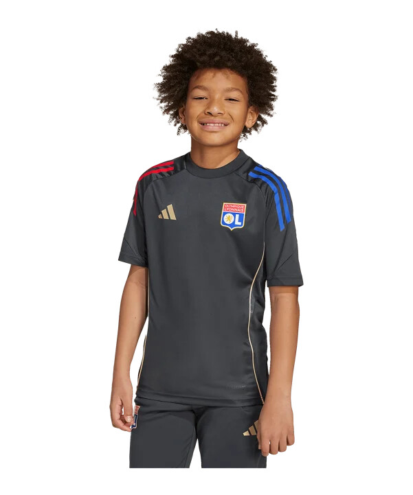 adidas olympique lyon trainingsshirt kids grau