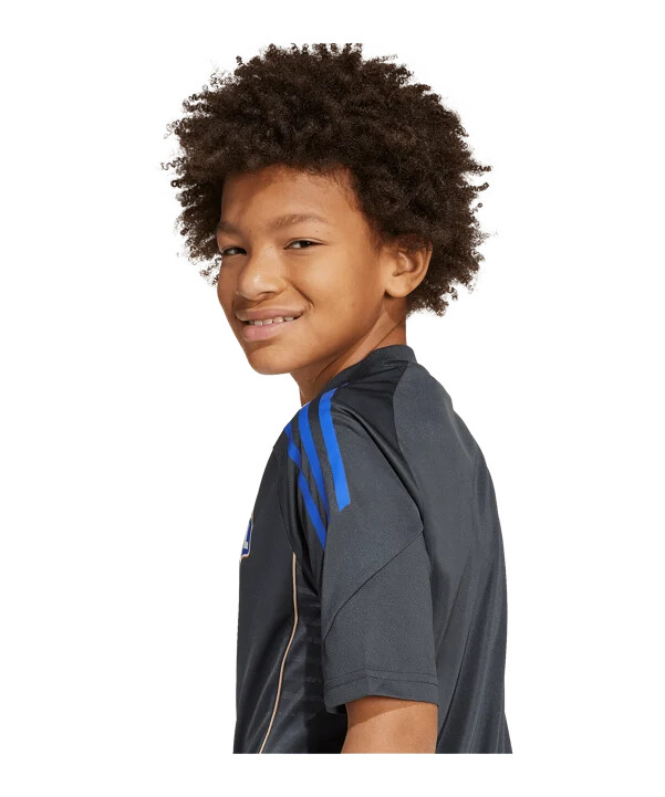 adidas olympique lyon trainingsshirt kids grau