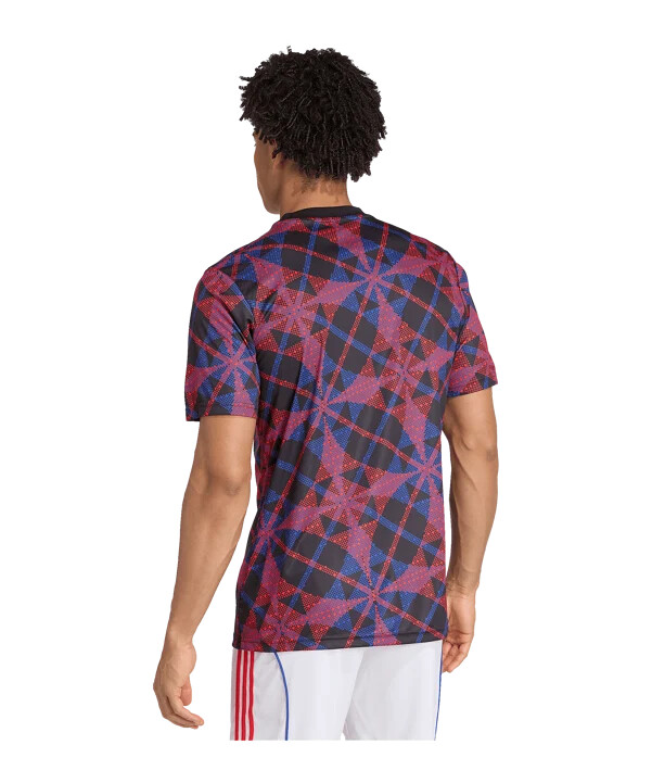 adidas olympique lyon prematch t-shirt 20252026 schwarz