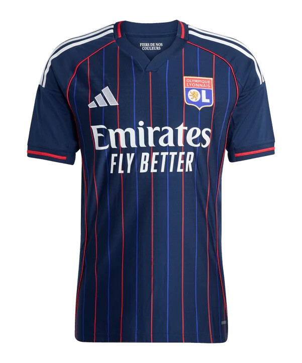 adidas olympique lyon trikot away 20252026 blau