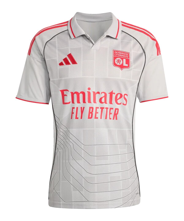 adidas olympique lyon trikot 3rd 20252026 grau