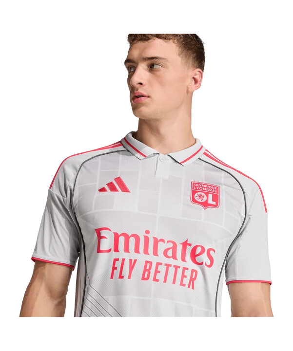adidas olympique lyon trikot 3rd 20252026 grau