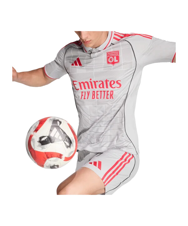 adidas olympique lyon trikot 3rd 20252026 grau