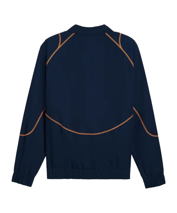 puma olympique marseille ftblstatement trainingsjacke blau f24