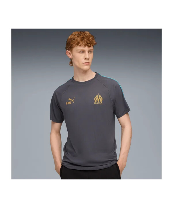 puma olympique marseille king t-shirt grau f19