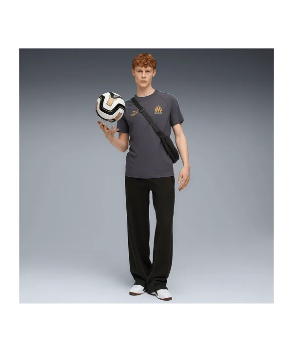 puma olympique marseille king t-shirt grau f19