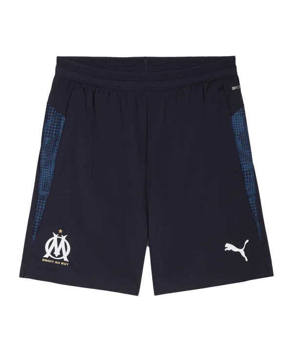 puma olympique marseille pockets training short blau f24