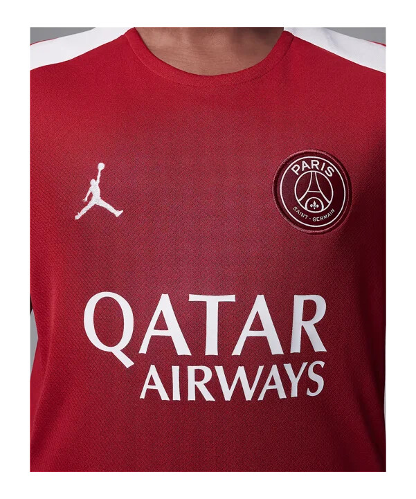 nike paris saint-germain trainingsshirt kids rot f660