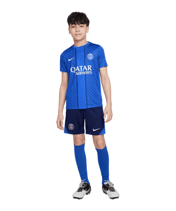 nike paris saint-germain strike short kids blau f410