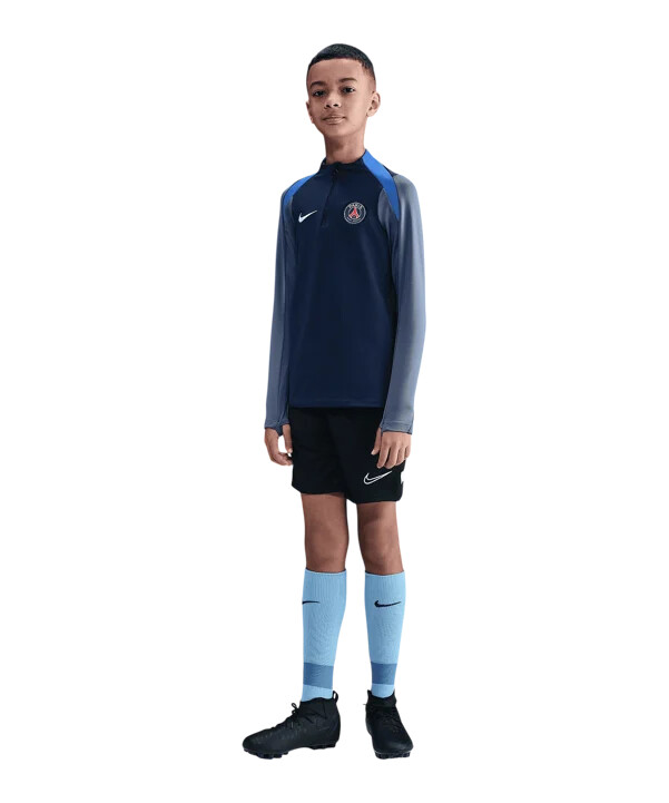 nike paris saint-germain strike drill top sweatshirt kids blau f411