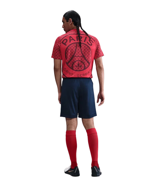 nike paris saint-germain short home 20252026 blau f410