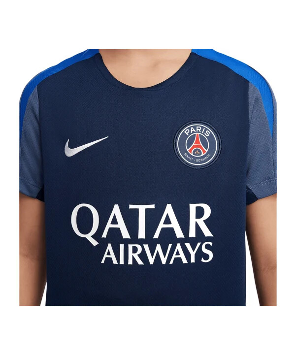nike paris saint-germain strike trainingsshirt kids blau f411