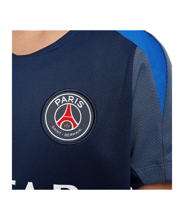 nike paris saint-germain strike trainingsshirt kids blau f411
