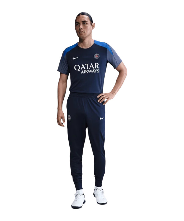 nike paris saint-germain strike trainingsshirt blau f411