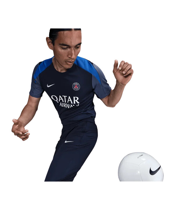 nike paris saint-germain strike trainingsshirt blau f411