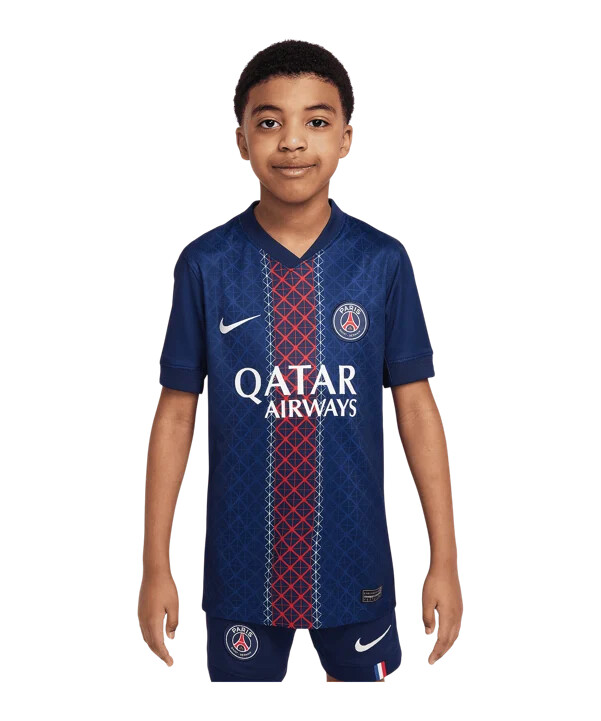 nike paris saint-germain trikot home 20252026 kids blau f411