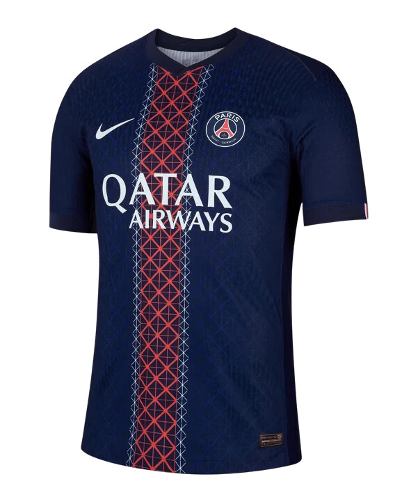 nike paris saint-germain authentic trikot home 20252026 blau f411