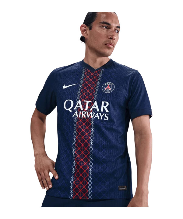 nike paris saint-germain authentic trikot home 20252026 blau f411