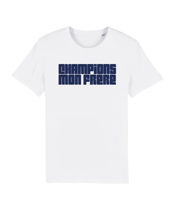 paris saint-germain champions mon frere t-shirt kids weiß