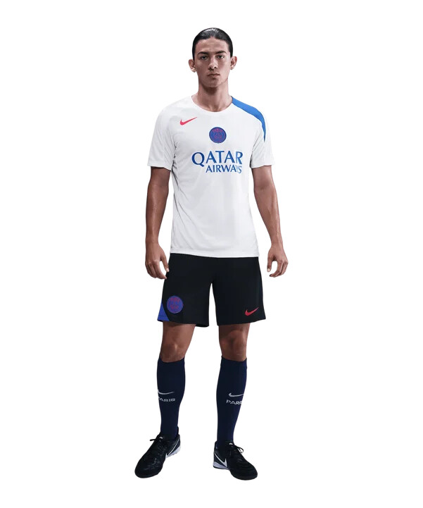 nike paris saint-germain strike trainingsshirt weiß f101