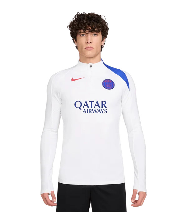 nike paris saint-germain drill top sweatshirt weiß f101