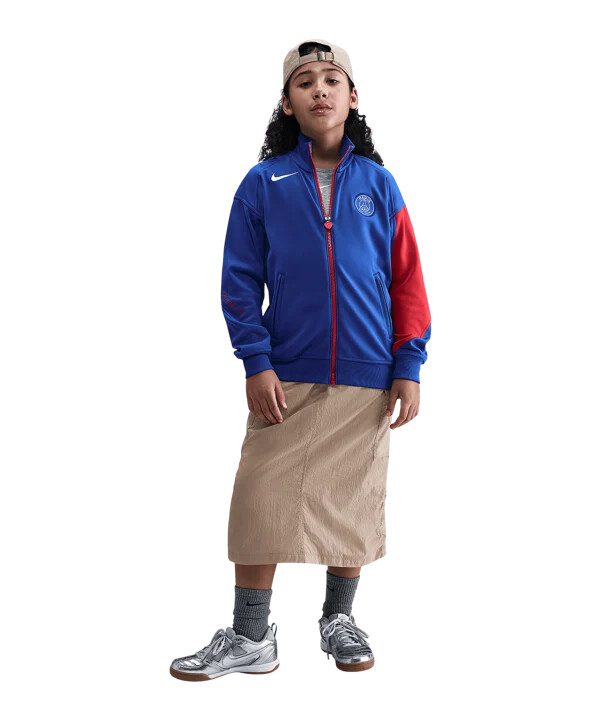 nike paris saint-germain präsentationsjacke kids blau f405