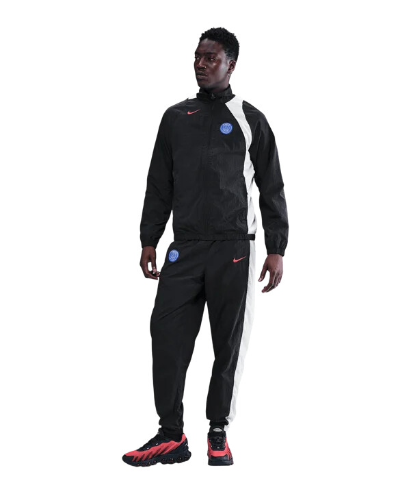 nike paris saint-germain t90 track jacke schwarz f010