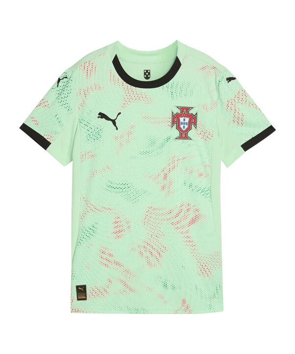 puma portugal trikot away 2025 damen grün f05