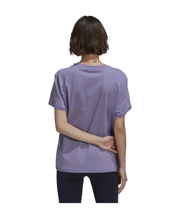 adidas real madrid pocket t-shirt damen lila