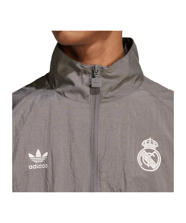 adidas originals real madrid sweatshirt braun