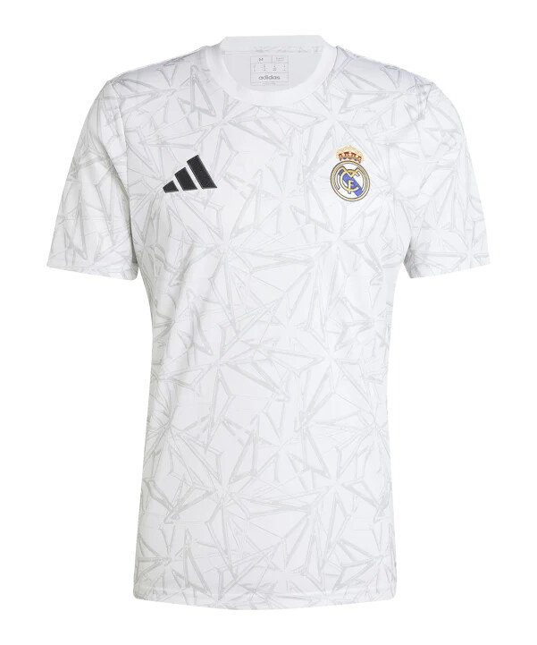 adidas real madrid prematch shirt 20242025 weiss